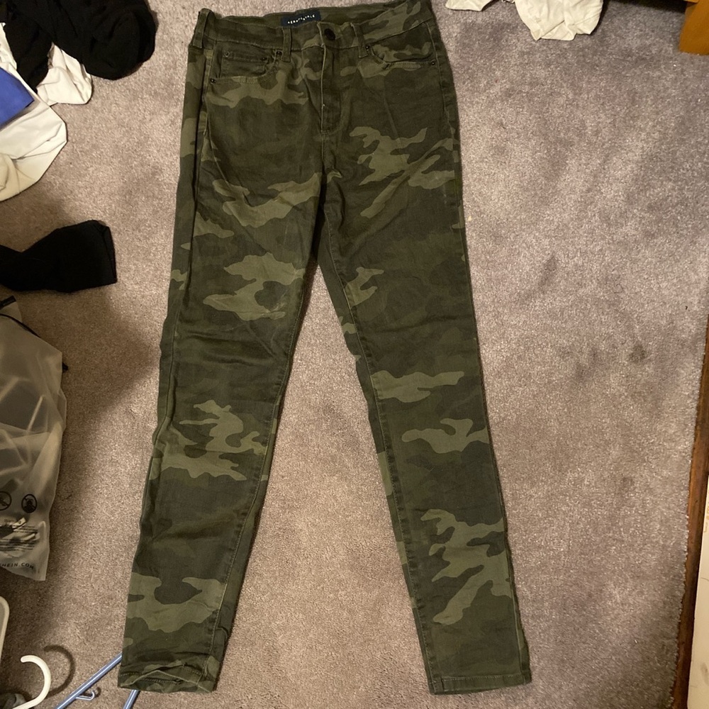 🔅camo high rise jeggings🔅